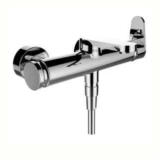 LAUFEN Wannenarmatur Aufputz THE NEW CLASSIC mit Zubehör Kunststoffschlauch 1600 mm und Handbrause T HF900560100600