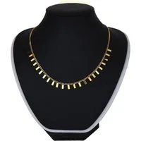 Ella Jonte Choker, kurze Halskette gold Edelstahl Kette in Geschenktüte
