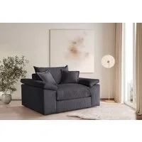 OTTO home XXL-Sessel Soft&Cosy, B: 151 cm - OTTO. Verlässliche Qualität., Mega-Sessel, Cord oder Chenille-Struktur, mit 2 Zierkissen