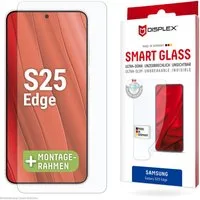 Displex Displayschutzglas Smart Glass für Samsung Galaxy S25 Edge, Displayschutzfolie, Schutzfolie, Bildschirmschutz, kratz- & stoßfest