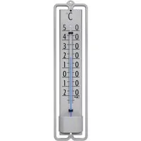 TFA Dostmann Gartenthermometer TFA 12.2001 analoges Innen-Außen-Thermometer aus Metall