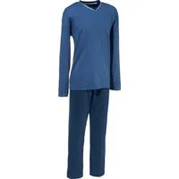 REDBEST Pyjama Herren-Schlafanzug Single-Jersey Uni