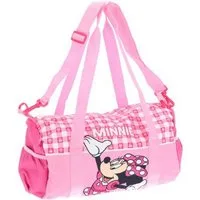 Disney Minnie Mouse Sporttasche für Kinder / Reisetasche 22x38x18 cm mit Tragegurt (1-tlg), perfekt für Reisen, Unterwegs, ideal für Sportbekleidung und Schule