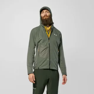 SALEWA - Pedroc Wind Kapuzenfleecejacke Herren - Grün (Gr.54)