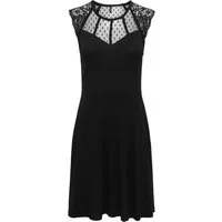 ONLY Spitzenkleid ONLEMILIE S/L FIT AND FLARED DRES CS JRS Viskosemischung, regular fit