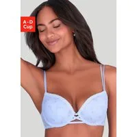Vivance Push-up-BH Thea mit Blumen aus feiner Stickereispitze, sexy Dessous