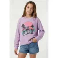 Roxy T-Shirt EASTSIDE MIDWEIGHT RG für Kinder von 10 bis 16 Jahren, aus Baumwolle und Polyester
