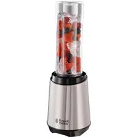 RUSSELL HOBBS Smoothie-Maker Mix & Go Smoothie Maker 23472-56, 300 W, 600 ml Mixbehälter, spülmaschinenf., Edelst., Power Motor 23.500 U/min