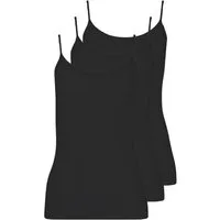 Pompadour Achseltop 3er Pack Damen Spaghettitop Passion (Packung, 3-St) -