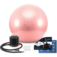 VITALWORXX Gymnastikball VITALWORXX Gymnastikball für Schwangere, extrem stabil, mit Pumpe, Hohe Materialstärke, Anti-Burst-System