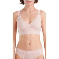 adidas Originals Bustier Flex Ribbed Cotton tiefer V-Ausschnitt, gerippt, elastisch, Träger verstellbar