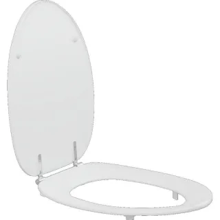 Pressalit Dania WC-Sitz R37000-D92999 mit Deckel, weiß