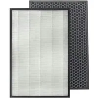 Trade-Shop Filter-Set 2in1 passend für Philips FY1413/30, FY1410/30, Zubehör für Luftreiniger, Set bestehend aus HEPA-Filter und Aktivkohlefilter