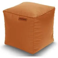 Green Bean Pouf Sitzsack-Hocker Kunstleder Cube eckig (40x40x40cm EPS Perlen Füllung abwaschbarer Bezug, Indoor & Outdoor, Sitzwürfel Sitzkissen Hocker Sitzhocker), die ideale Ergänzung zum Sitzsack