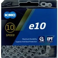 KMC Fahrradkette KMC e10 Ebike Kette 10 fach EPT Anti Rost Extra Long 136 Glieder