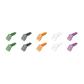 KNIPEX ColorCode Clips Farbmischung 2 (10 Stück) - 006110CV02