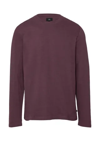 Q/S designed by - Langarmshirt aus Struktur-Jersey violet - Gr. - L