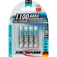 1100mAh NiMh Professional, Akku silber