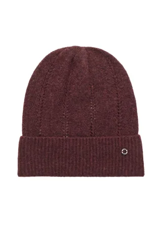 s.Oliver Red Label - Strickmütze mit Umschlag rot - Gr. - ONE SIZE