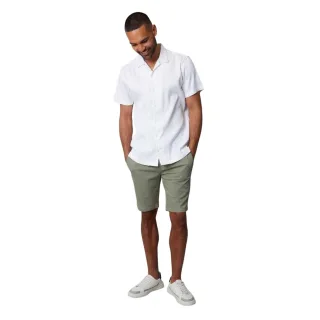 Threadbare - "Birger" Hemd für Herren, Regulär, kurzärmlig (Weiß)