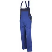 Qualitex Workwear Arbeitslatzhose 2-farbiger Blaumann BW 240 aus faserverstätkter Baumwolle (1-tlg)