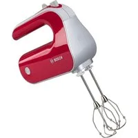 BOSCH Handmixer Styline MFQ40304, Edelst. Rührbesen/Knethaken, 5 Stufen, himbeerrot, 500 W, Turbostufe, leichtes Gehäuse, Made in Europe
