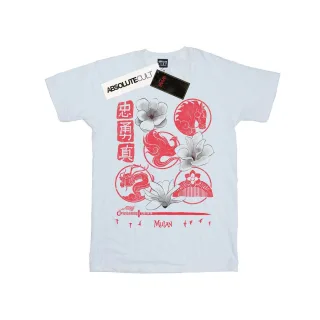 Disney - "Mulan Movie Icons" T-Shirt für Damen (Weiß)