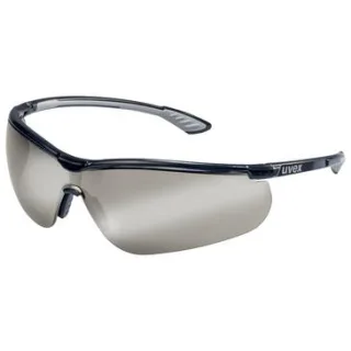 uvex Bügelbrille sportstyle schwarz, grau schwarz/grau/silber - 9193885