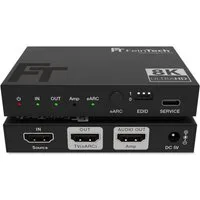 FeinTech AX211 HDMI 2.1 Audio Extractor HDMI-Audio Splitter HDMI-Adapter, unterstützt HDMI 2.1 4K 120Hz & 8K 60Hz, ARC/eARC vom TV