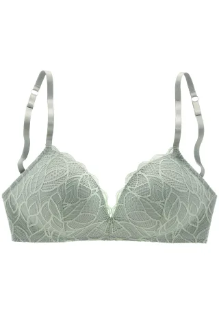 LASCANA - LASCANA bralette bra sage - Gr. - 70C