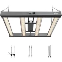 NovaGrove Pflanzenlampe NovaGrove Pflanzenlampe LED Grow Lampe Vollspektrum IR Dimmbar, LED fest integriert, Light mit Dimmbar & Daisy Chain, PR32/24/15