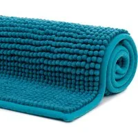 liebling Badematte, Fußbodenheizung geeignet, Polyester, rechteckig, Antirutsch-Beschichtung, sehr Saugfähig, Größe: 50x70 cm, lagune