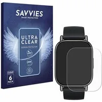Savvies Displayschutzfolie Schutzfolie für Xiaomi Redmi Watch 5 Lite, 6 Stück, Displayschutz Schutz Folie Klar Transparent