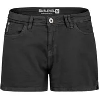 SUBLEVEL Shorts Damen Bermudas kurze Hose Baumwolle Hotpants Chino Sommer Hose