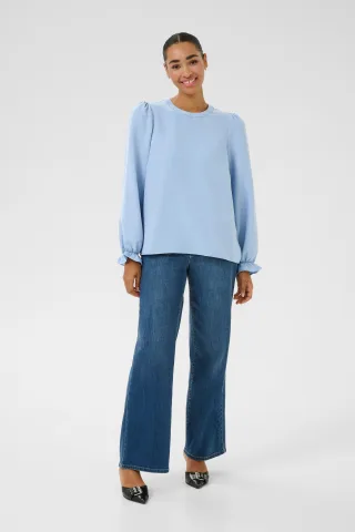 Langarm-Bluse Regular fit Forever Blue CC light blue