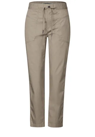 Street One - Hose im Cargo Look buff grey - Gr. - 28