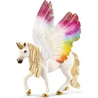 Schleich® Spielfigur BAYALA®, Geflügeltes Regenbogeneinhorn (70576)