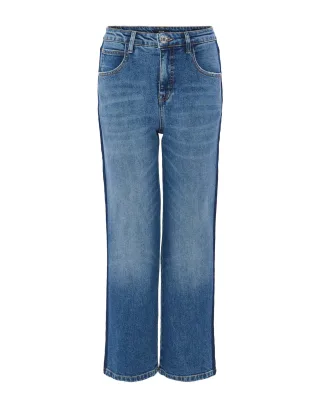 Opus - Boyfriend Jeans - Lani blau - Gr. - L26
