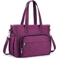 LuxusKollektion Kühltasche Lunchtasche isoliert Flaschenhalter Schulterriemen violett M Violett