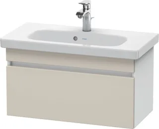 Duravit DuraStyle Waschtischunterbau wandhängend Taupe & Weiß Matt 730x368x398 mm - DS639909118 DS639909118