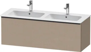 Duravit D-Neo Waschtischunterbau wandhängend Leinen Matt 1280x462x440 mm - DE42650BD750000 DE42650BD750000