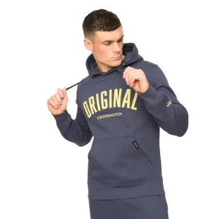 Crosshatch - "Kensby" Kapuzenpullover für Herren (Marine)