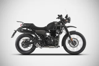 Sport Auspuff ZARD High-Up BLACK Royal Enfield Himalayan 411 /Scram Bj.2021-2023 EURO5 eintragungsfrei