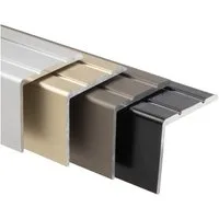 Karat Winkelprofil für Treppenstufen & Absätze, Aluminium, 24,5 x 20 mm, selbstklebend oder vorgebohrt