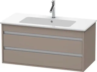Duravit Ketho Waschtischunterbau wandhängend Basalt Matt 1000x475x480 mm - KT643004343 KT643004343