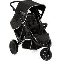 Hauck Geschwisterwagen Freerider black, mit schwenk- und feststellbarem Vorderrad