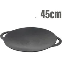 Olymp Handels GmbH Bratpfanne Pfanne Deckel Sadzh 45cm aus Gusseisen Bratpfanne