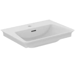 Ideal Standard Möbelwaschtisch La Dolce Vita 1 Hahnloch mit Überlauf Weiß, E262801 E262801