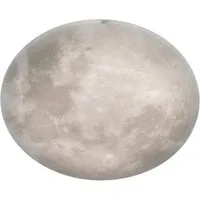 TRIO Leuchten LED Deckenleuchte Lunar, Dimmfunktion, Memoryfunktion, Nachtlichtfunktion, LED fest integriert, Warmweiß, "Mondleuchte" Fernbedienung,integrierter Dimmer,Nachtlicht