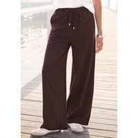 Venice Beach Sweathose mit weitem, lockeren Bein aus softer Strukturware, weite Schlupfhose, casual, luftig